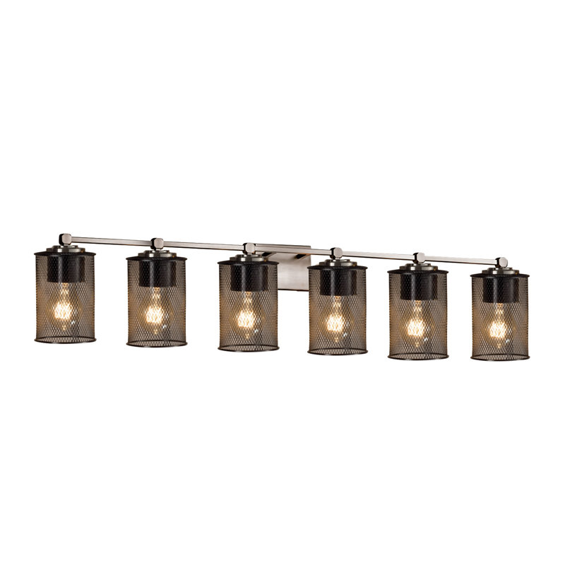 Jarien 6 - Light Dimmable Vanity Light, Brushed Nickel