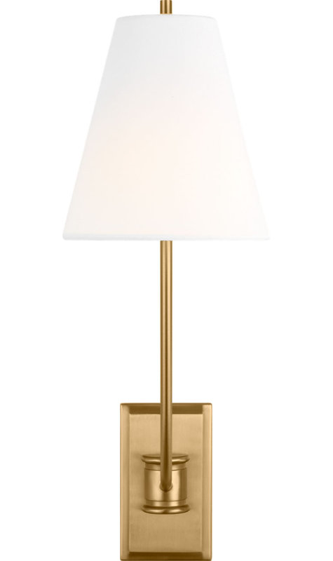 Reyes Wall Sconce, Burnished Brass