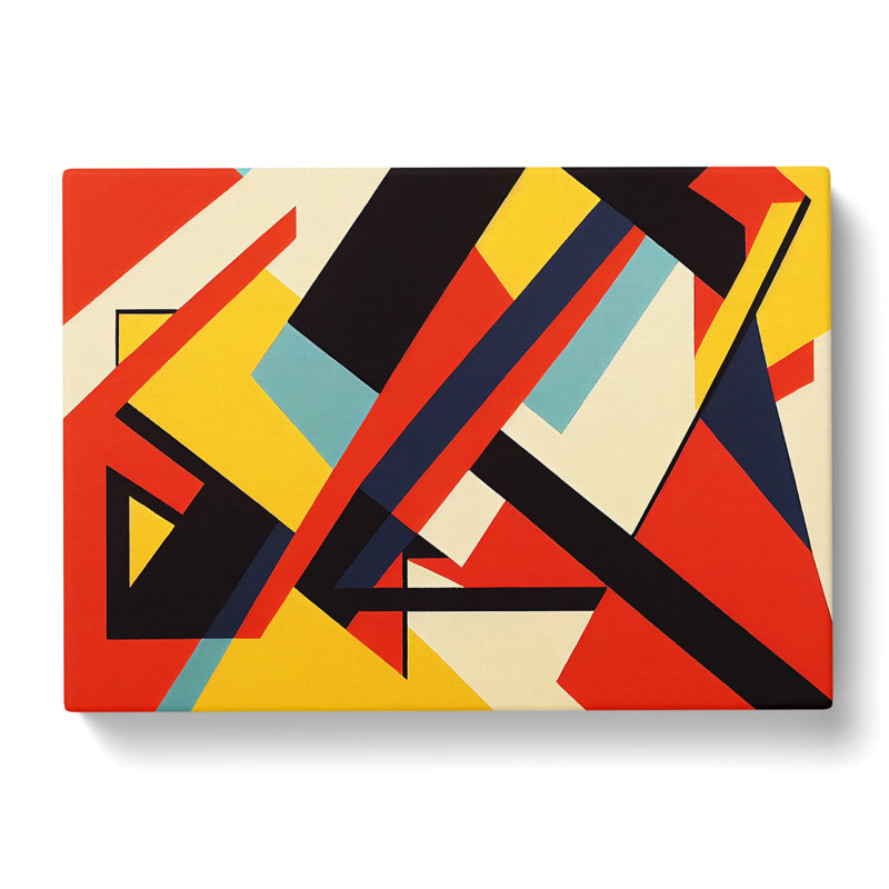Bauhaus Vol.4 Abstract - Wrapped Canvas, 50cm H x 76cm W x 3cm D