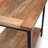 Moreland Skyler 22"W Solid Mango Wood and Metal Industrial End Table with Open Storage Shelf-85952044-75558126