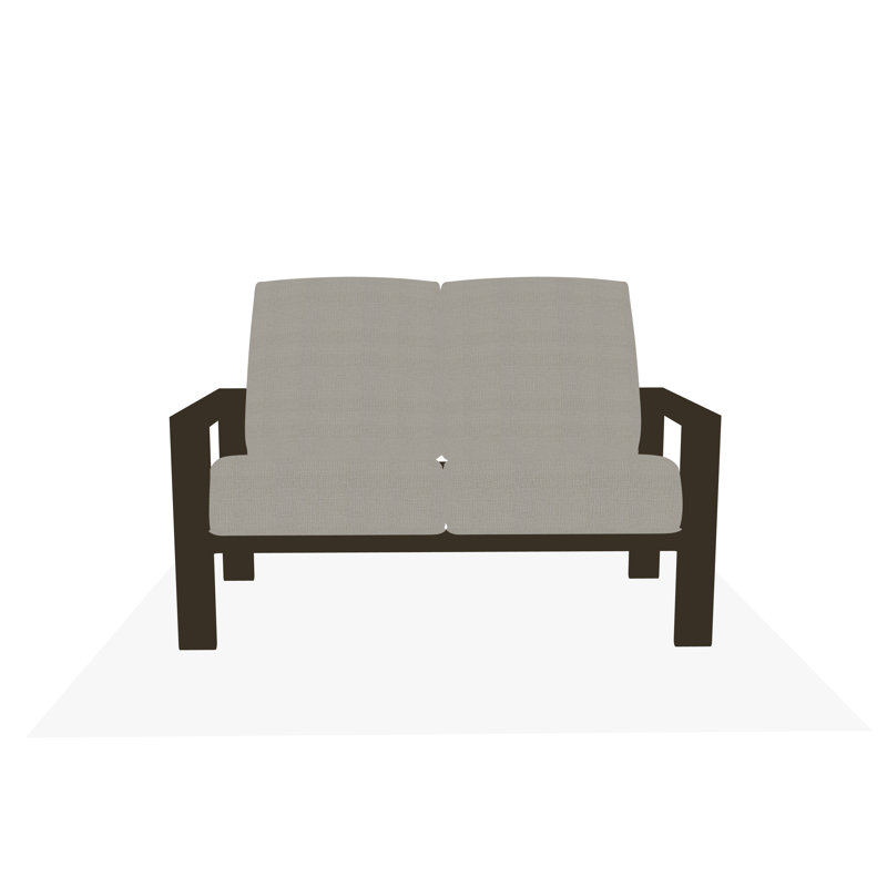 Causeuse Larssen, Bois de plage, Chamois