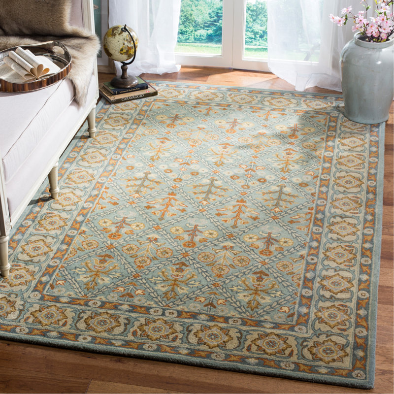 Wahcheechee Hand Tufted Wool Oriental Rug, Rectangle 4' x 6'