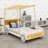 Car Bed With Pillow, Ceiling Cloth -1501991724