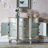 Hand-Painted European Accent Cabinet Sideboard