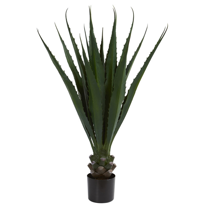 45'' Faux Agave Plant in Ceramic Planter