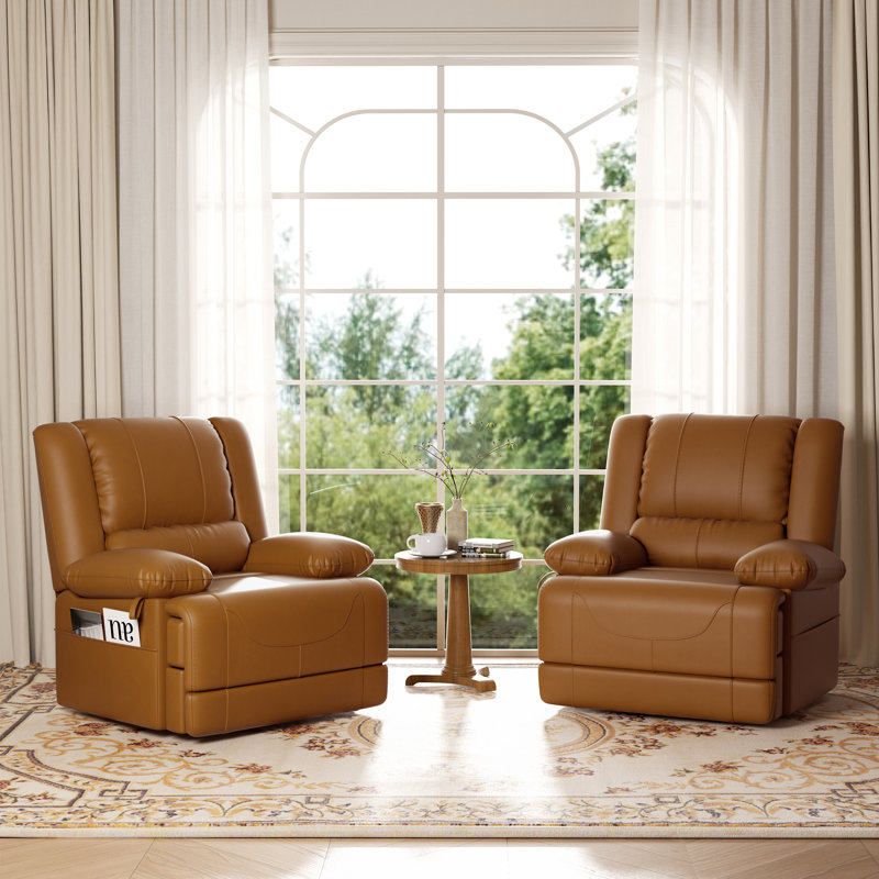 Fauteuil inclinable Pamler, Brun foncé