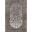 Tapis taupe Cerrito lavable à la machine de qualité supérieure-105919774