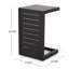 Table en forme de C CAPU CORAL ALU