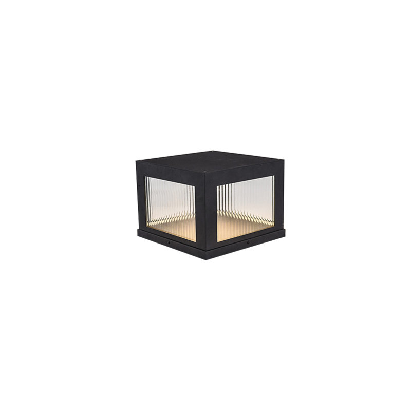 Luminaire à DEL à 1 lumière câblé, Noir, H 12 po x l 12 po x P 11 po