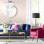 Fauteuil en velours l 32 po Schumacher-145723707
