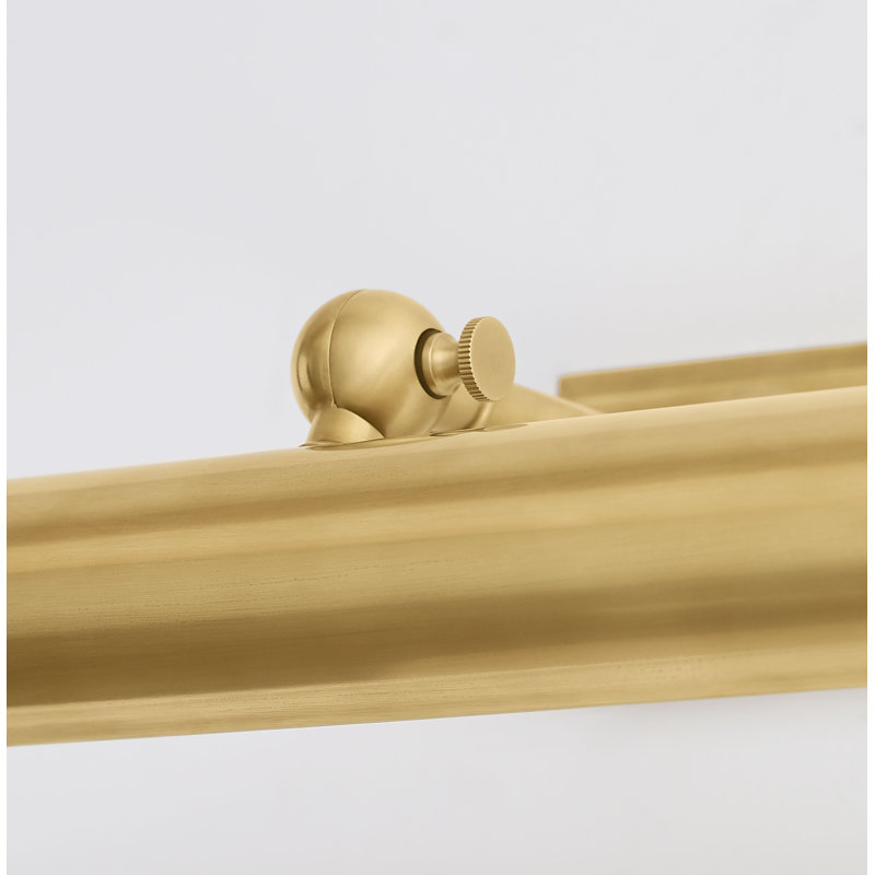 Chapman & Myers 24" Cabinet Maker's Picture Light, Antique Brass