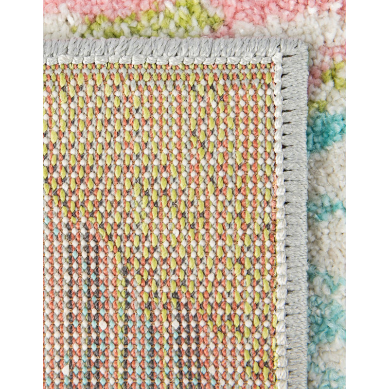 Tapis pour enfant Unique Loom Peekaboo Whimsy, Tapis de couloir 2 pi 2 po x 6 pi 1 po