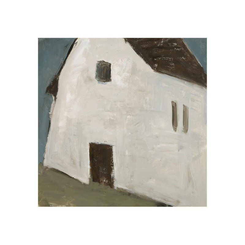 Born In A Barn II Painting by Samuel Kane, Glass Coat, 40" H x 40" W