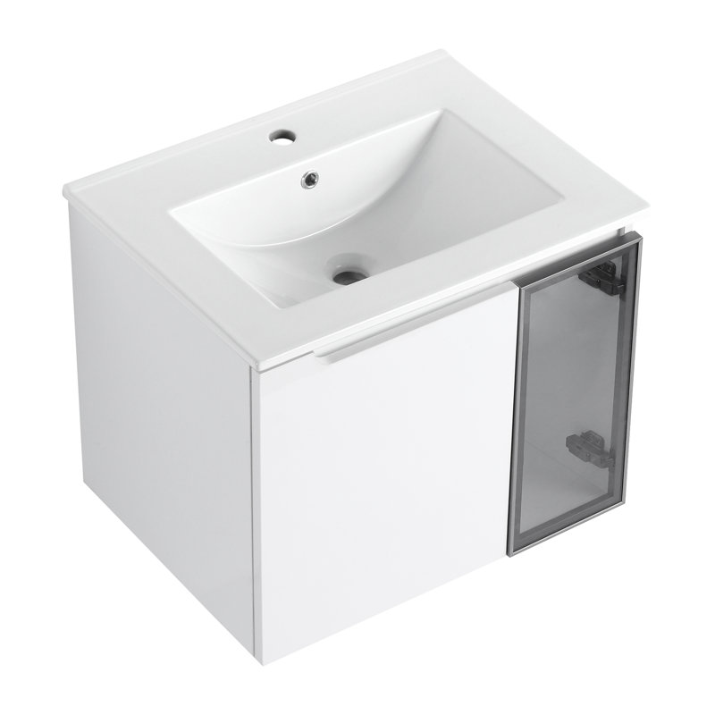 Meuble-lavabo mural, 24"