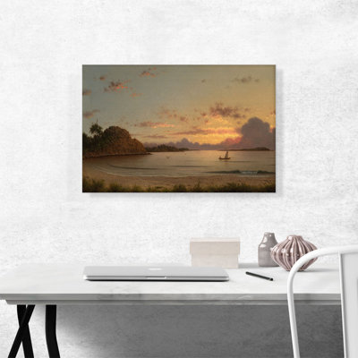 " Dawn " by Martin Johnson Heade Painting Print