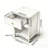 Scalloped Edge Modern Bedside Table – Minimalist Nightstand With Drawer & Open Shelf For Kids’ Room & Girls’ Bedroom-1127798521
