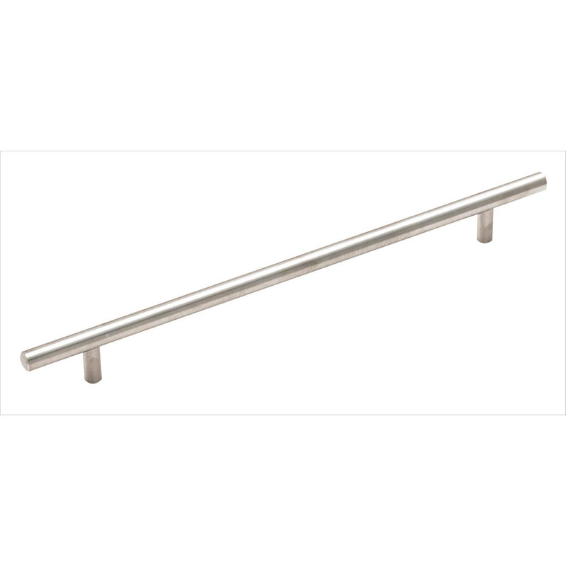 Poignées de barre centre à centre, Acier Inoxydable, 10 1/16", 1