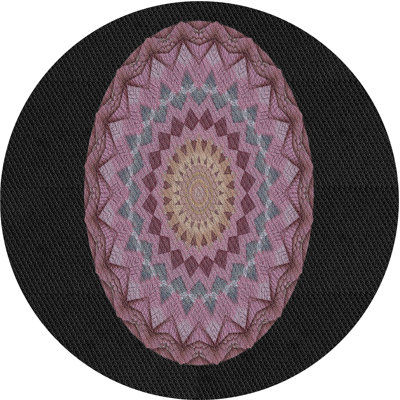 Tapis noir/rose à tisser électrique