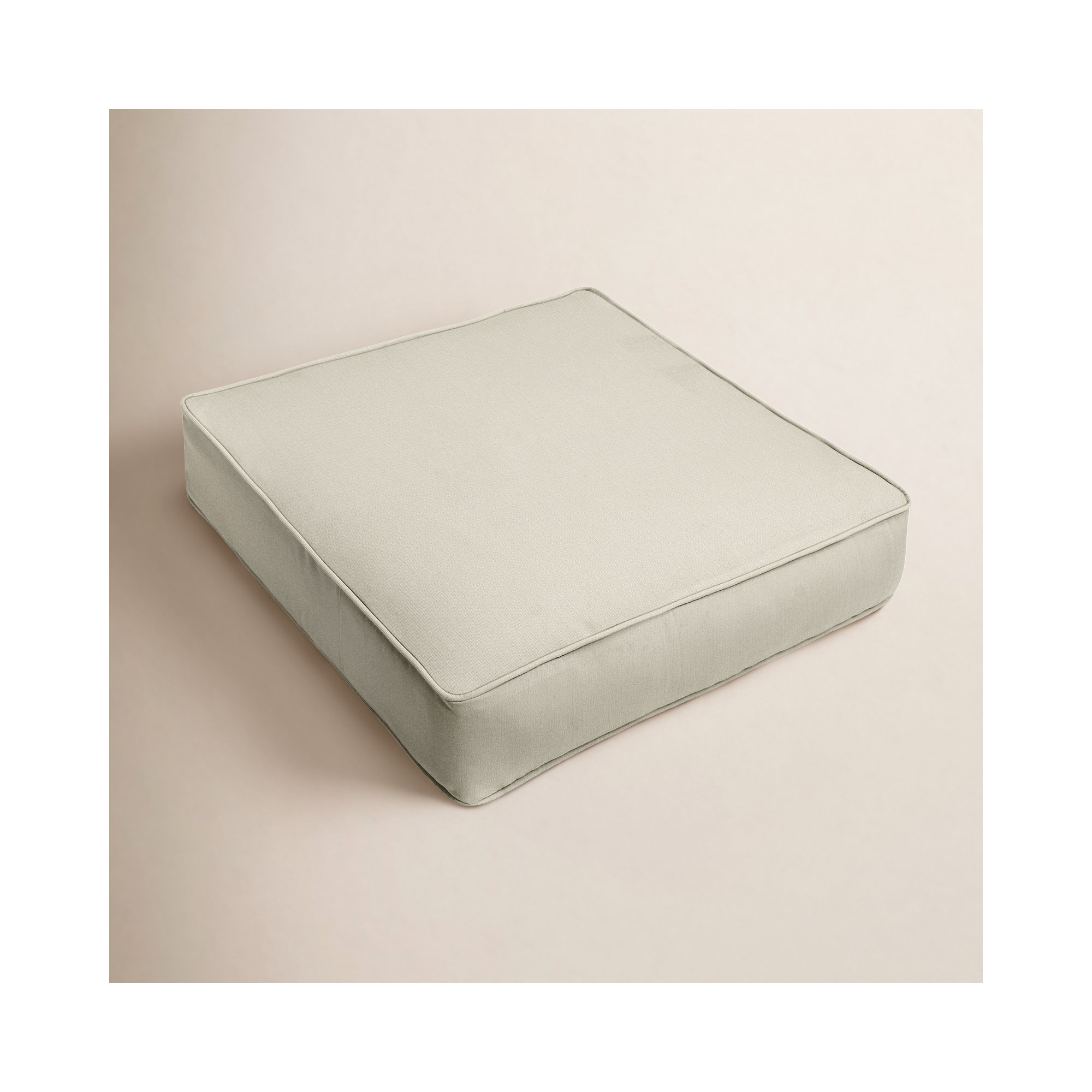 Davana Outdoor Lounge Chair Cushion, 27" W x 23" D, Canvas Cloud Sunbrella® Canvas