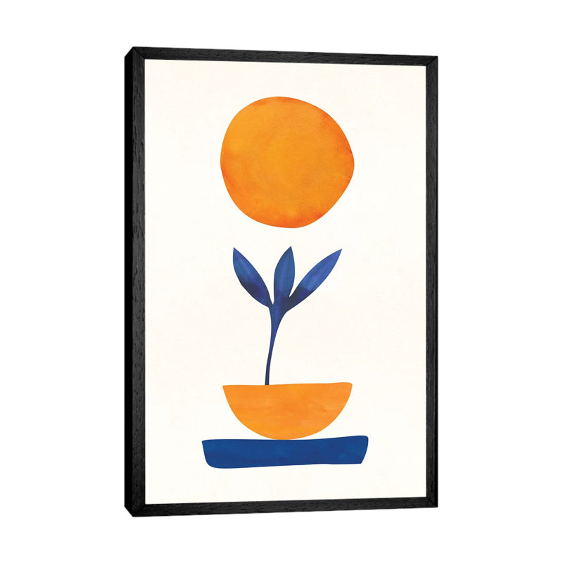 The Little One - Print on Canvas, Black Floater Framed, 101.6cm H x 66.04cm W x 3.81cm D