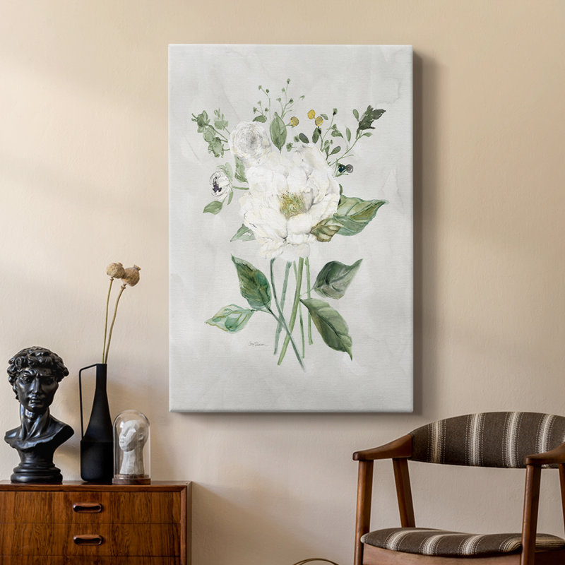 White Farmhouse Botanical II - galerie Cavas sur mesure