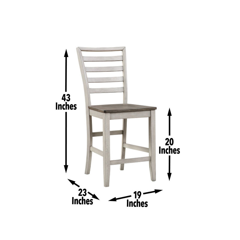 Abacus 5-Piece Counter Drop-Leaf Dining Set(Table & 4 Chairs)