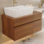 Petit meuble-lavabo flottant simple 31,5 pouces avec lavabo-1620757177