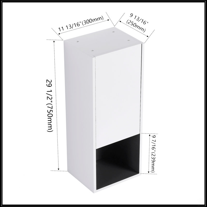 Armoire de salle de bain 12 "