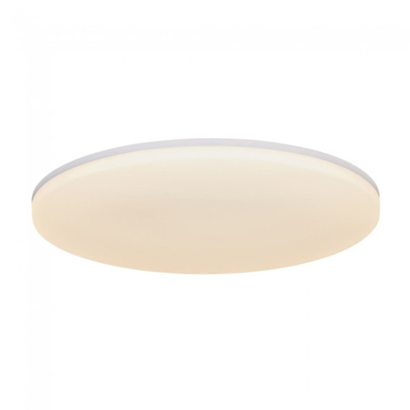 LED Flush Mount, 3000K, 4.3cm H x 35cm W x 35cm D
