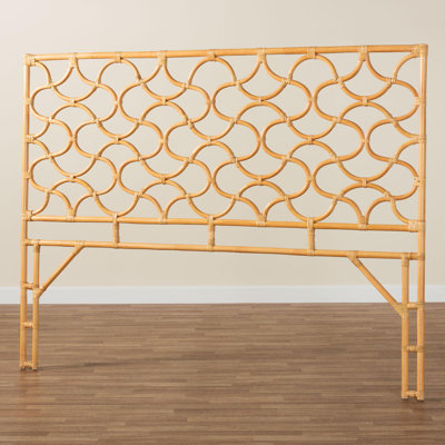 Blayklee Bali & Pari Kalcya Bohemian Natural Rattan Standalone Headboard by Bay Isle Home