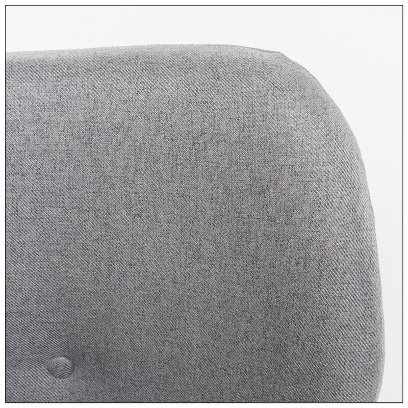 Chaises d'appoint pour le salon, Gris, Naturel