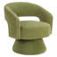 Fauteuil d'appoint pivotant moderne en microfibre 27,8 po Markeita-2086124614-2104360878