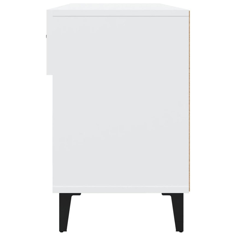 8 Pair Shoe Storage, White