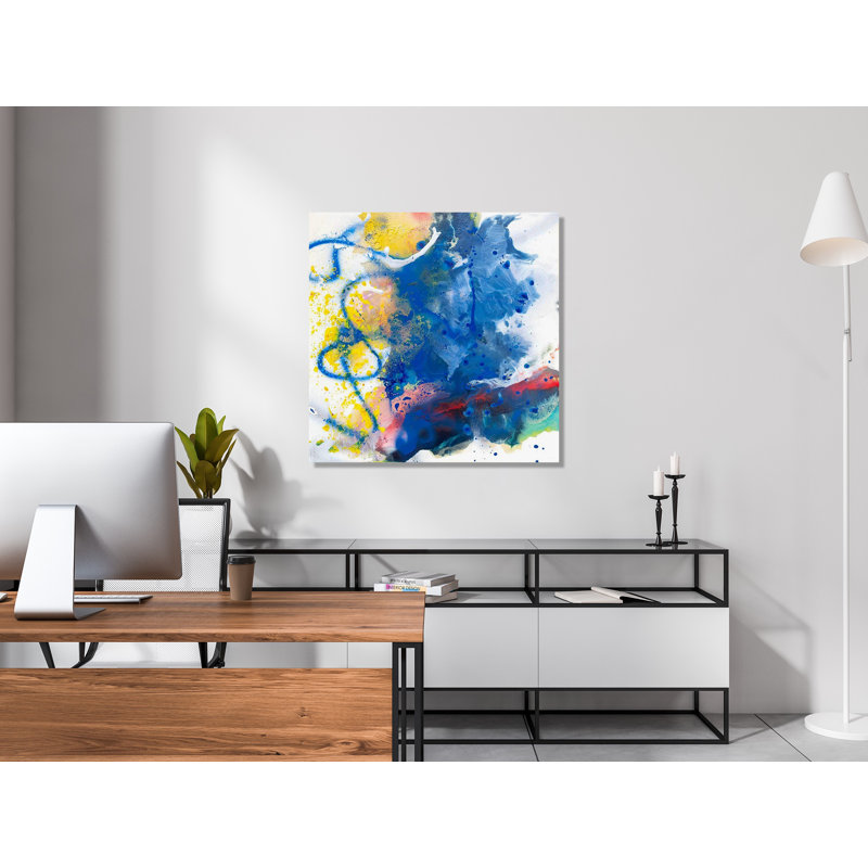 Citrine - Artist Enhanced Canvas Print, 12" H x 12" W x 1" D, Wrapped Canvas