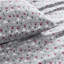 100% flanelle de coton, drap de saut à ski 4 pièces gris, velours doux par brossage, - élastique ajusté, lavable à la machine en flanelle, doublement brossé pour plus de douceur, avec 1 plat, 2 taies d'oreiller