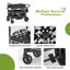 Poussette pour 4 enfants avec poussette pliable-123300916