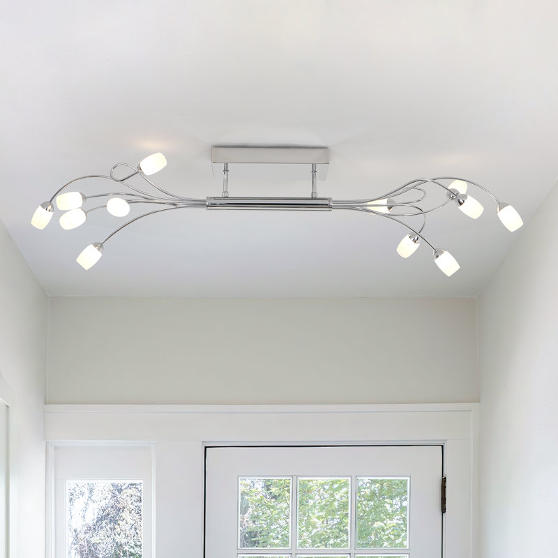 12-Light 110cm LED Integrated Flush Mount