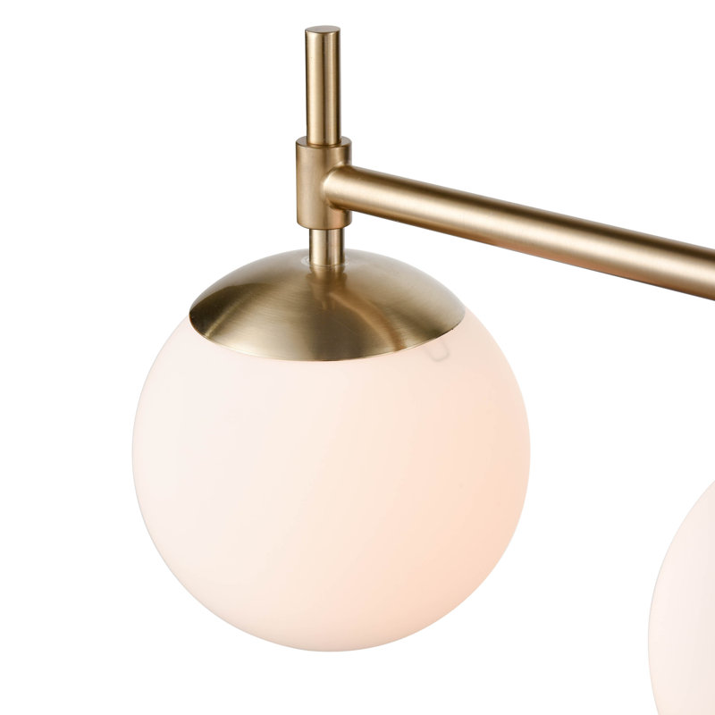 Éclairage de meuble-lavabo à intensité variable Aparicio, Or moderne, 4