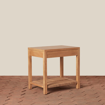 Textura Bedside Table in Natural