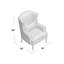 Linen Wingback Chair