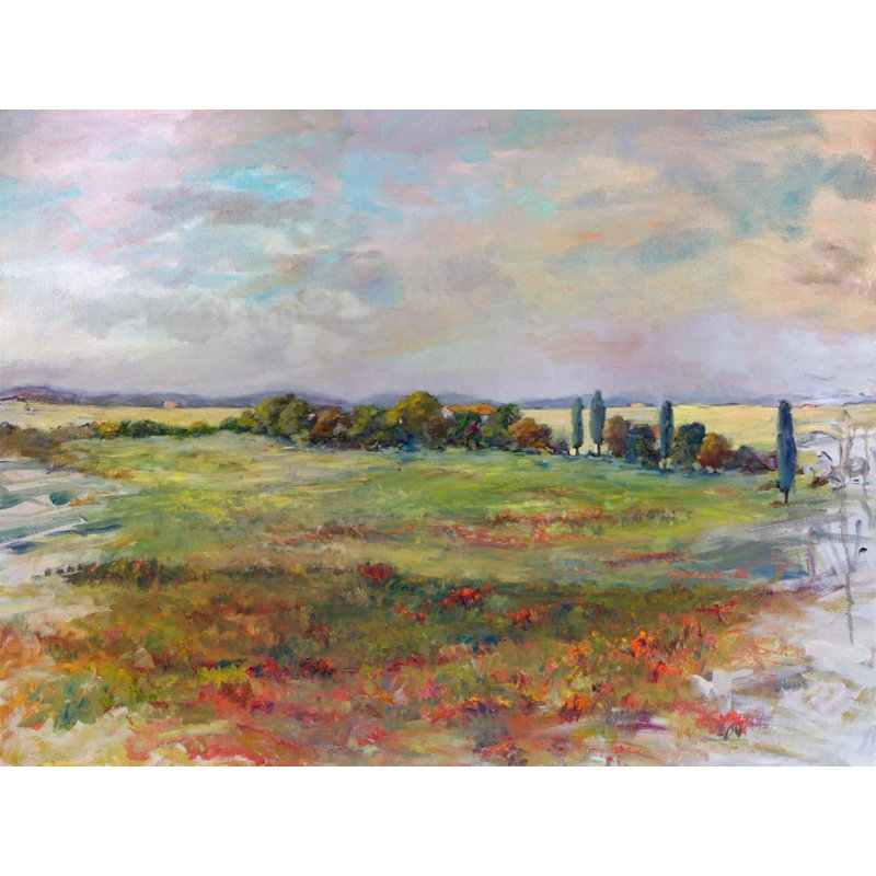 Paysage de Stans - reproduction d'artiste sur toile, H 20 po x l 24 po x P 1 po, Toile tendue