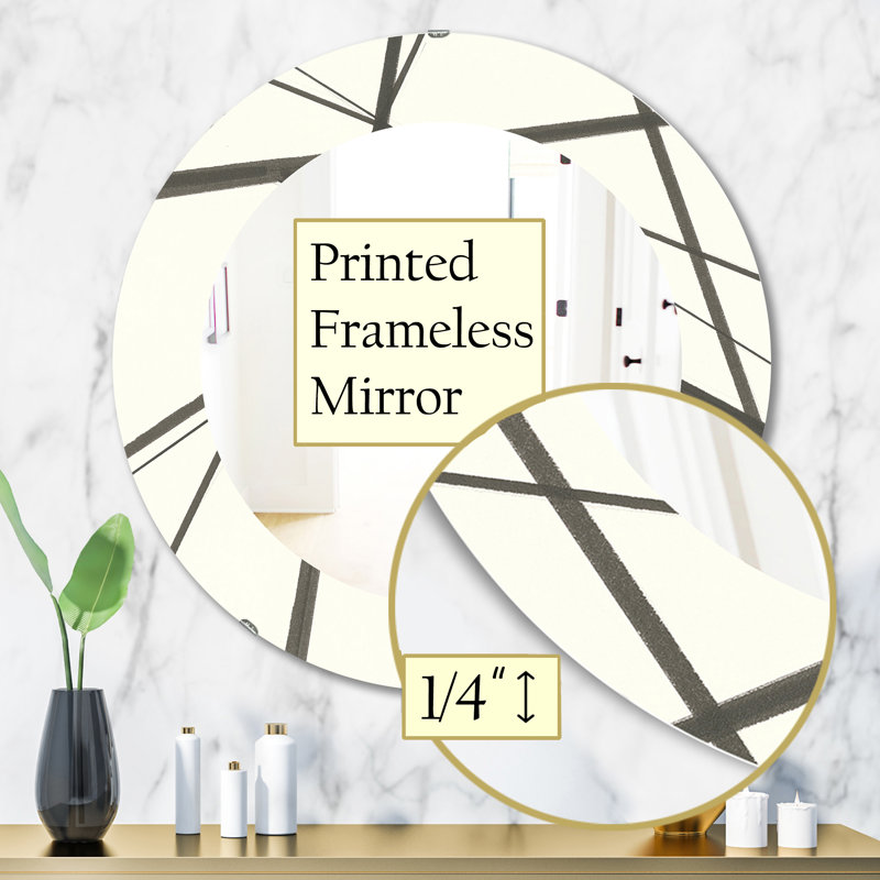 Miroir mural Minimalist III, H 31,5 po x l po