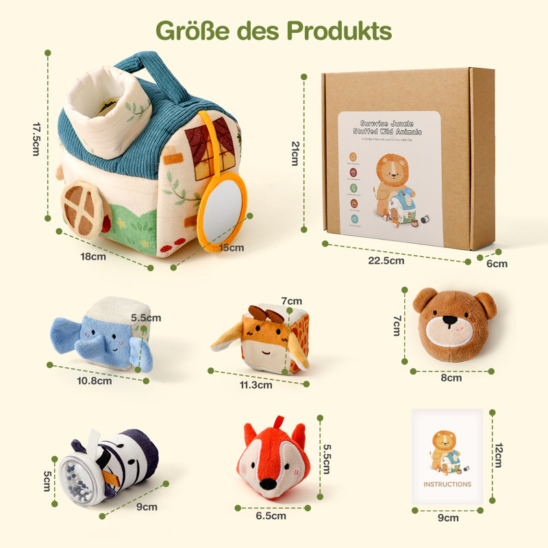 Jouet d'activités sensorielles Soft Barn