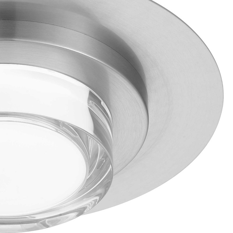 Square Black Integrated LED Flush Mount, 2.75" H x 12" W x 12" D