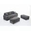 Canapé-lit modulaire convertible modulaire avec porte-gobelet en acier inoxydable, USB-877595227