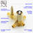 Wall Tub Spout with Diverter-62448542
