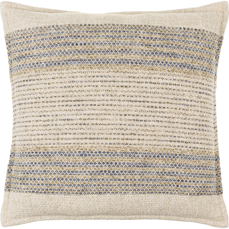 Vendela Striped Throw Pillow, 22" x 22", Pillow Cover Only - No Insert
