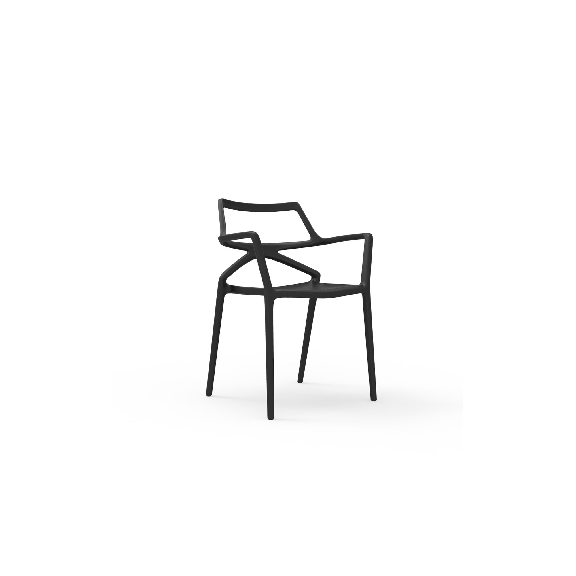 DELTA Chair (Indoor/Outdoor), Black