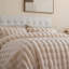 Ensemble de couette en fausse fourrure à bulles - Couette ultra douce et chaude avec deux taies d'oreiller-134707204-134707214