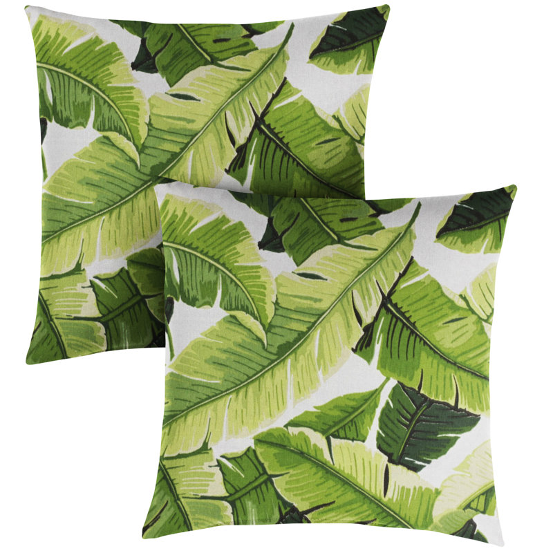  Housse et insert de coussin extérieur d'extérieur, 18" x 18"